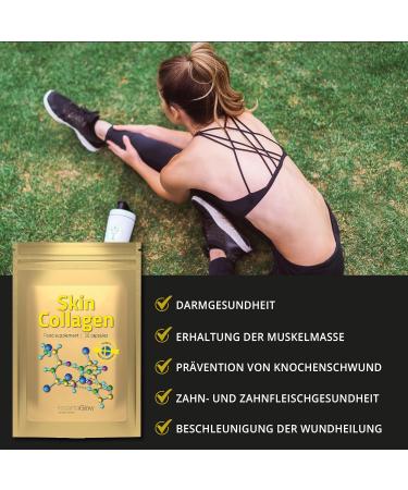 ESSENTIAGLOW Collagen Capsules - 30 Count for Skin & Hair Health | Zinc Biotin & Vitamin C | 1 Month Supply | International Shipping Available - Buy Online on GoSupps.com