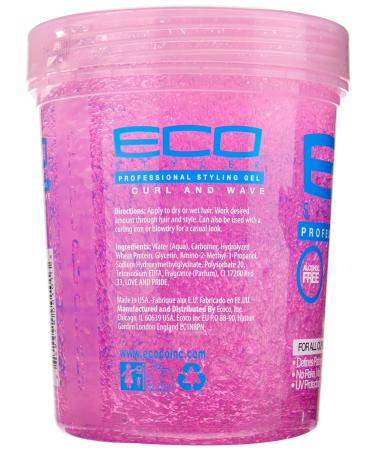 Ecoco Eco Style Hair Gel - Curl and Wave Formula - Alcohol-Free Anti-Itch Hold for Wavy Hair - No Flakes - 32 Oz Clean Scent - Moisturizing - Not Animal Tested - Buy Online on GoSupps.com