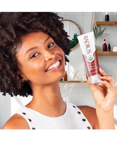 RADIUS USDA Organic Toothpaste - Clove Cardamom Non-Toxic Gluten-Free 3oz (Pack of 6) | Improve Gum Health & Prevent Cavities - Buy Online on GoSupps.com