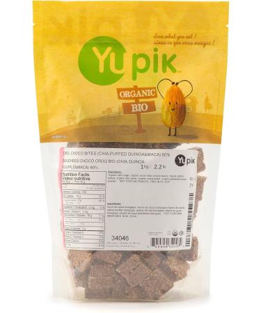 Yupik Organic Choco Bites (Chia Puffed Quinoa & Maca) 1000g 1 kg - Buy Online on GoSupps.com