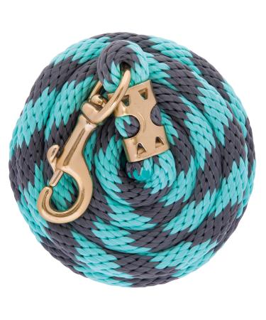 Weaver Leather Value Poly Lead Rope Gray/Mint