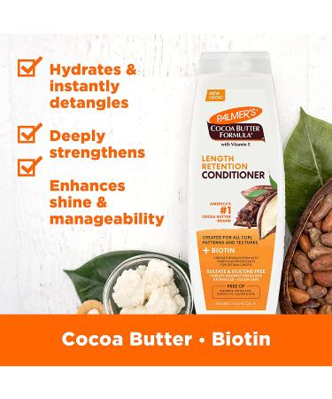 Palmer's Cocoa Butter Length Retention Conditioner with Vitamin E - 13.5 fl oz (400 ml) - Buy Online on GoSupps.com