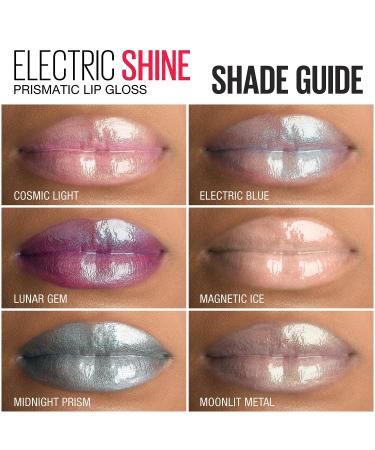 Maybelline Lip Studio Electric Shine Prismatic Lip Gloss - Moonlit Metal 0.17 fl. oz - Buy Online on GoSupps.com