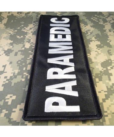 Paramedic XL 10x4 EMT EMS Medic Vest Patch - Tactical Embroidered Nylon Touch Fastener - Buy Online on GoSupps.com