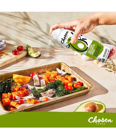 Chosen Foods 100% Pure Avocado Oil Spray - Keto & Paleo Friendly Cooking Spray for Baking & Frying - 6 oz (Pack of 1) - Buy Online on GoSupps.com