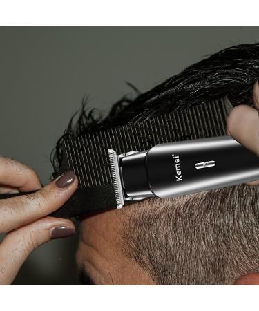 KEMEI Professional Hair Clippers Hair Trimmer for Men Cordless Clippers for Men Haircut Beard Trimmer Mens Grooming Kit Rechargeable Father Day Gifts Km-1115uk - Buy Online on GoSupps.com