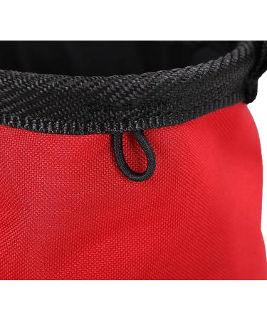 AMC Rock Climbing Panda Chalk Bag with Zipper Pocket - Red (6H x 4D) - Buy Online on GoSupps.com