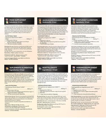 5 elementum Shilajit Capsules 180 Pieces 1000mg Per Dose Vegan High Potential From India 180 Kaps Large Jar - Buy Online on GoSupps.com