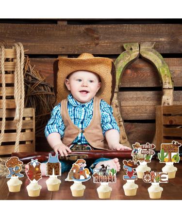 48 pcs My First Rodeo Cupcake Toppers - Buy Online on GoSupps.com