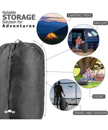 Bonan Mountain Gear 65L Mesh Sleeping Bag Storage Sack - Protect Down and Cotton Sleeping Bags - Multipurpose Laundry and Comforter Bag - Buy Online on GoSupps.com