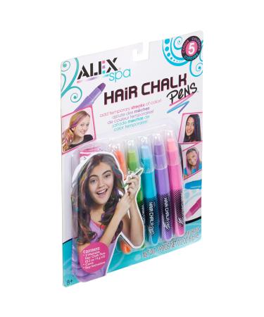 Alex Spa Hair Chalk Pens Girls Hair Color