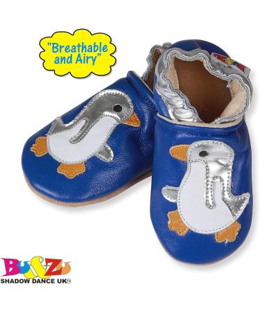 SHADOW DANCE UK Baby Shoes - Soft Sole Toddler Shoes for Boys and Girls | Leather Winter Booties for Newborns | Size 16 Babypenguin 6-12 Months - Buy Online on GoSupps.com