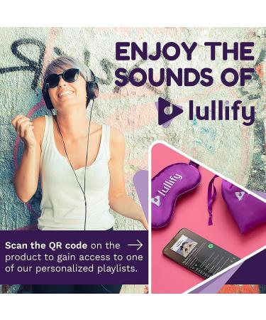 Lullify Silk Sleeping Mask and Travel Kit with Headband and Scrunchie for Healthy Natural Sleep Anywhere - Buy Online on GoSupps.com