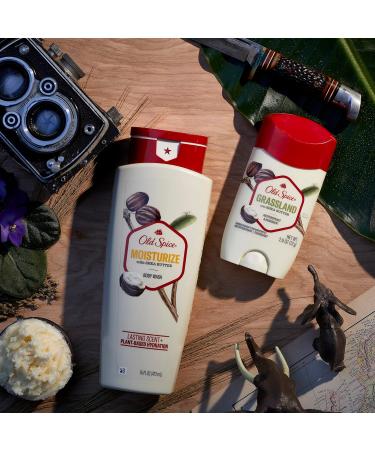 Old Spice Men's Body Wash Moisturize with Shea Butter 30 oz (Pack of 4) - 4 Pack Shea Butter Body Wash 30 fl oz - Buy Online on GoSupps.com