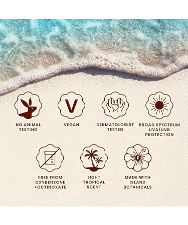 Hawaiian Tropic Sheer Touch Face Serum SPF 30 - Hydrating Hyaluronic Acid Sunscreen for Men & Women | 1.4oz Travel Size - Buy Online on GoSupps.com