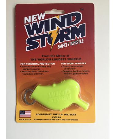 Windstorm Safety Whistle, Yellow
