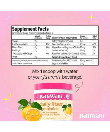 Daily Fiber Supplement Bundle with Added Collagen Probiotics & Electrolytes - Cucumber Lime Mint & Orange Yuzu Mandarin Flavors - Supports Digestive Health Debloating & Hydration - 32 Servings Total - Buy Online on GoSupps.com
