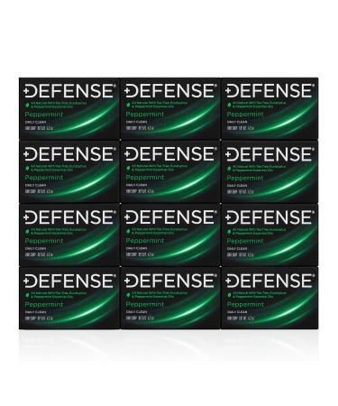 Defense Peppermint Bar Soap 4.2 oz (Pack of 12)