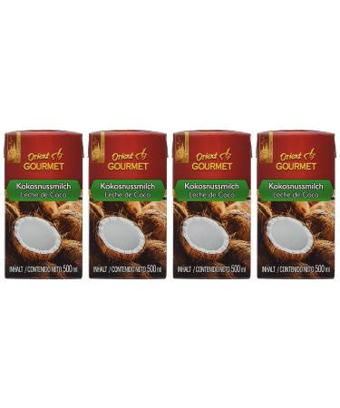 Buy ORIENT GOURMET Coconut Milk Creamy Authentic Thai Flavor 4 x 500 ml International Shipping Available - Buy Online on GoSupps.com