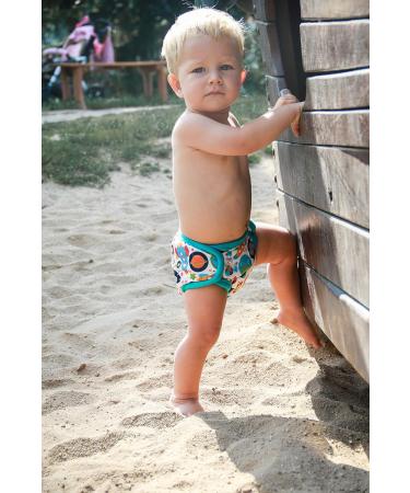 Shop Petit Lulu One Size Cloth Diaper Cover (5-16 kg) - Snap Fasteners in Yellow | Eco-Friendly & Reusable - Buy Online on GoSupps.com