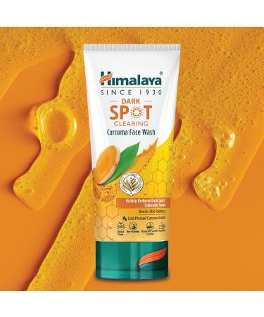 Himalaya Dark Spot Clearing Turmeric Facial Cleanser boosts skin radiance and visibly reduces dark spots - Buy Online on GoSupps.com