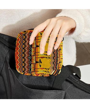 Women's Napkin Storage Bag | African Tribal Patterns | Portable Menstrual Cup & Bandage Bags - Buy Online on GoSupps.com