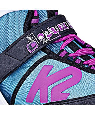 Shop K2 Skates Girls Ice Skates Juno Ice - White & Light Blue | International Shipping Available - Buy Online on GoSupps.com