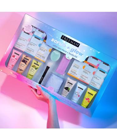 Freeman 20-Piece Scrub & Glow Face and Body Kit - Ultimate Mother's Day & Easter Gift Set for Hydrating Skin - Buy Online on GoSupps.com