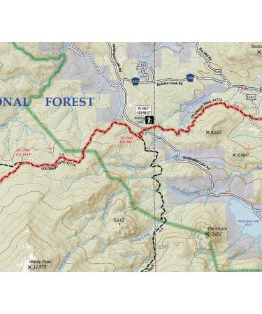 Lost Creek Wilderness Topographic Hiking Map - Outdoor Trail Maps LLC, Colorado 2018 - Buy Online on GoSupps.com
