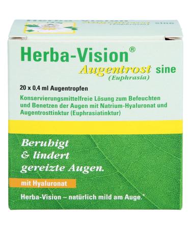 Herba-Vision Eyebright Sine eye drops 20X0.4 ml