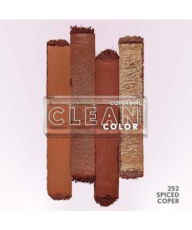 COVERGIRL Clean Fresh Spiced Copper Eyeshadow Palette - Vegan Formula | 4g (0.14 oz) - Buy Online on GoSupps.com