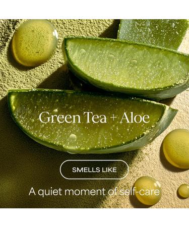 RAW SUGAR Green Tea Aloe Soother Gentle & Hydrating Body Wash 20 Fl Oz (Pack of 1) Gentle & Soothing Bath & Shower Gel Sensitive Skin-Friendly Vegan Formulated without SLS/SLES & Parabens - Buy Online on GoSupps.com