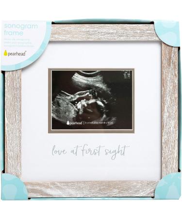 Pearhead Rustic Sonogram Photo Frame - Gender-Neutral Baby Keepsake Gift - Buy Online on GoSupps.com