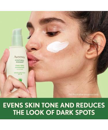 Aveeno Positively Radiant Sheer Daily Moisturizing Lotion SPF 30 for Dry Skin - 2.5 fl. oz - Buy Online on GoSupps.com