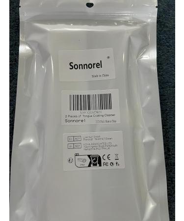 Sonnorel Tongue Scraper Set - Silicone Bad Breath Solution | Edible Quality No Cleaning Gel Needed | Fresh Breath in Seconds - Buy Online on GoSupps.com