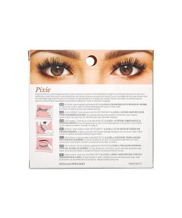 KISS Blowout Lash Collection - Reusable Pixie Artificial Eyelashes with Black Glue | 1 Pair International Shipping - Buy Online on GoSupps.com