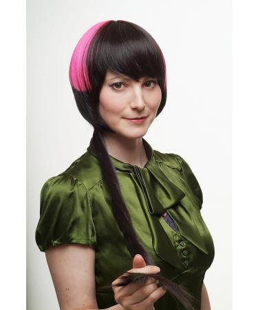 WIG ME UP SA039-4/TF2313 | Long Straight Brown Pink Bob Wig - International Shipping Available - Buy Online on GoSupps.com