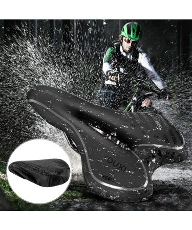 OUXI Comfort Gel Bike Seat for Men and Women - Soft Padded Saddle with Shock Absorption - Waterproof Replacement for MTB, Road, and Exercise Bikes - Buy Online on GoSupps.com