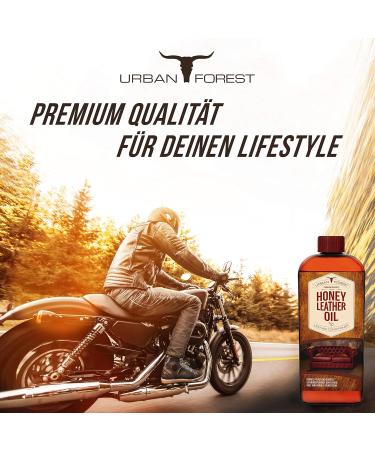 Urban Forest Leather Oil - Premium Leather Conditioner for Saddle Bridle Sofas Car Seats & Shoes - Protect & Maintain Your Leather Goods - Buy Online on GoSupps.com