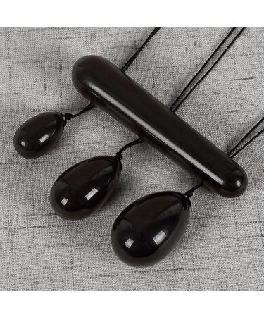 Buy Powder Crystal Stone Yoni Jade Egg Set - Kegel Fitness Device & Muscle Tightening Massager (4PCS Purple) - International Shipping Available - Buy Online on GoSupps.com