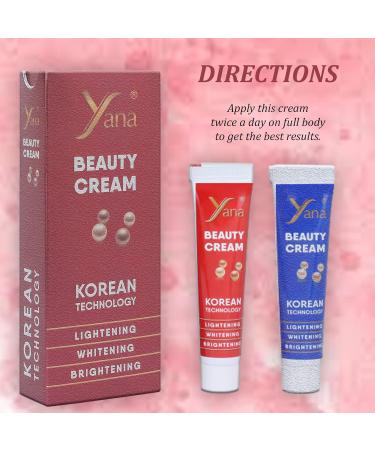 Yana Beauty Face Cream & Moisturiser for Men & Women For Dull Dry & Oily Skin Whitening Lightening & Brightening for Full Body Including Dark Underarms & Private Parts 30g - Buy Online on GoSupps.com
