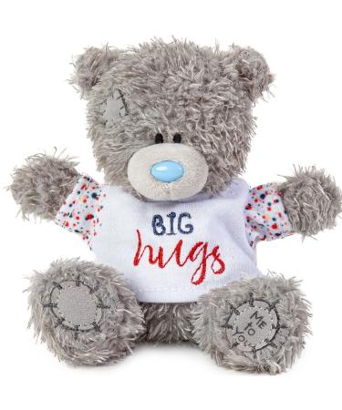 Me to You Tatty Teddy 10cm Bear in Big Hugs - Official Collection White Grey