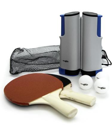 Pro Impact Table Tennis Ping Pong Set - Portable 2 Player Set with Travel Bag & Net for Indoor/Outdoor Fun - Buy Online on GoSupps.com