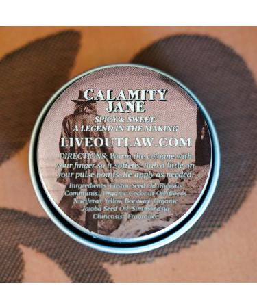 Spicy and Sweet Solid Cologne - Clove Orange Cinnamon Whiskey Scent - Calamity Jane by Outlaw - Men's or Women's Cologne - Buy Online on GoSupps.com