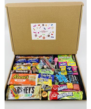 Large 35 x Mixed American Sweets USA Candies & Chocolate Sweet Box Gift Candy - Buy Online on GoSupps.com