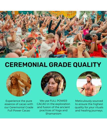 COCOA FULL POWER - Ceremonial Grade Cocoa 500g - Premium Raw & Pure Ceremonial Grade Cocoa for Comforting Rituals and Healing Journeys as seen in Dragon's Den - Venezuela Locals - Buy Online on GoSupps.com