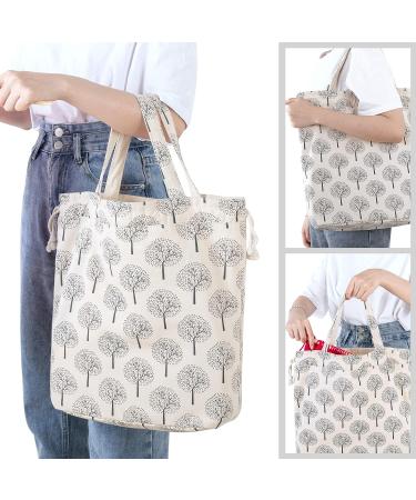 Teamoy Knitting Tote Bag with Drawstring Closure  Portable Yarn Storage Bag for Knitting Needles  Yarn Skein and Crochet Supplies  Tree (Bag Only) - Buy Online on GoSupps.com
