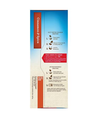 Quaker Instant Oatmeal Cinnamon & Spice 10-Count Boxes - Pack of 4 - 1.51oz Packets (40 Pack) - Buy Online on GoSupps.com