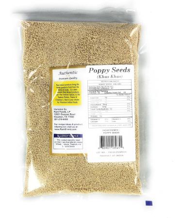 Rani White Poppy Seeds Whole (Khus Khus) Spice 7oz (200g) Natural | Vegan | Gluten Friendly | Non-GMO | Indian Origin POLY BAG 7oz (200g) - Bag - Buy Online on GoSupps.com