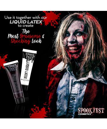 Special FX Pro Fake Blood 15ml Set for Halloween - Vampire Zombie Theatre Makeup - Realistic Special Effects - 5 Tubes - Buy Online on GoSupps.com